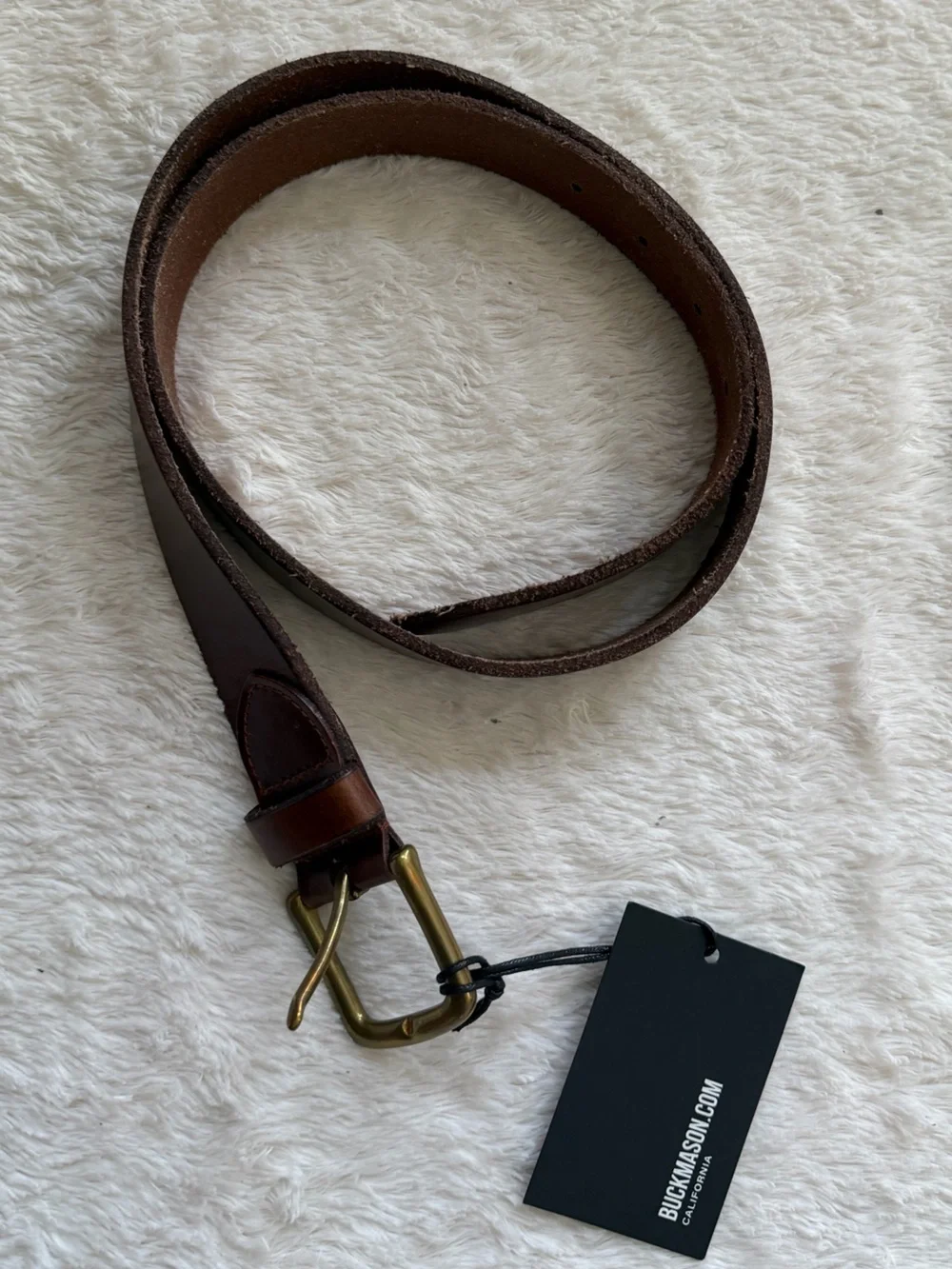 Buck Mason Full-Veg Workmans Belt 32 NWT